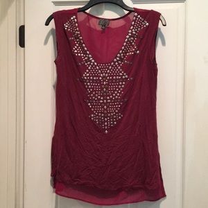 Maroon blouse